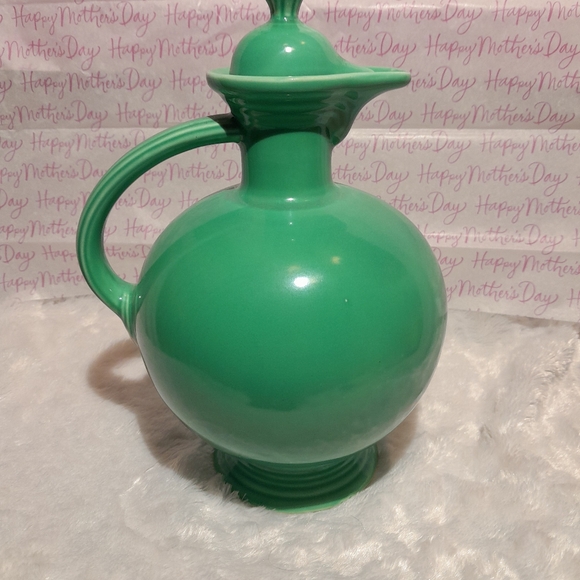 Fiestaware Handbags - Vintage Fiesta original*LIGHT GREEN* Carafe w/LID